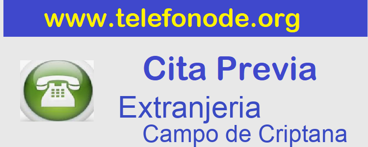 Cita Previa NIe y Huellas Campo de Criptana